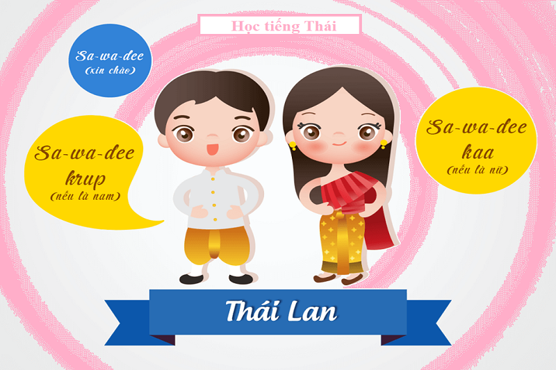 Xin chào bằng tiếng Thái Lan