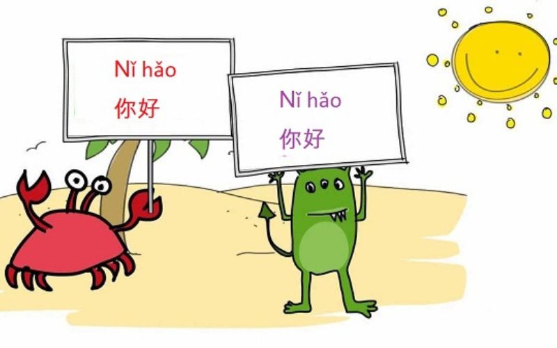 Xin chào bằng tiếng Trung Quốc 